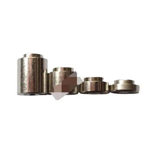 Heavy Duty Tinned Surface Mount Nuts M2.5 Threading For Pcb Circuit Panel Assembly Smd Standoff Columns shown from a side view.
