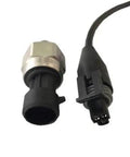 Stainless Steel 0 to 2500 Psi Pressure Transducer Sensor With 5V Output 0.5 To 4.5V For Oil Fuel Air Water 1 8 27 NPT Thread Includes Pigtail Harness Red 12V Black Ground Blue Signal