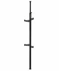 Vertical Tension Floor To Ceiling Bicycle Storage Column For Two Bikes Black Aluminum Hanger Adjustable From 2.1m To 10m
