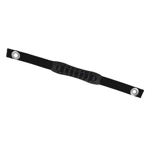 Technical Diving Metal Backplate Strap With Nylon Webbing And BCD Back Panel Handle, easy install scuba gear accessory with copper holes.