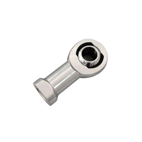High Octane Male Rod End Heim Joint M24x2 Slot Injection Left Hand Thread for Car Suspension, showing silver metal design.