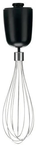 Whisk attachment for Slick 200 Watt Immersion Hand Blender With Brushed Stainless Steel Build Ergonomic Grip And Multi Attachments.