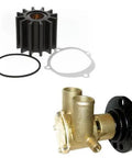 All In One Water Pump Impeller Kit For Marine Engines Johnson F6B-9 Indmar Monsoon Hammerhead Raptor Volvo Penta with gasket