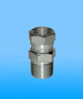 Heavy Duty Swivel Adapter Providing 3/8 NPT Male And 1/4 NPS Female Ports Fits Right Into Your Setup Replaces Titan Wagner Speeflo Pieces Assembled In USA Keeps Things Running Smooth As Silk.