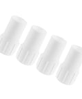 4 Piece Pool Vacuum Hose Cuffs Replacement Connectors Set For One And A Half Inch Spiral Hoses Durable Iron Thread Quick Connectors Air Line Adapters Hose Fittings And Plug Set White Pool Couplers For Inlet, 4 white ABS cuffs