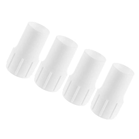 4 Piece Pool Vacuum Hose Cuffs Replacement Connectors Set For One And A Half Inch Spiral Hoses Durable Iron Thread Quick Connectors Air Line Adapters Hose Fittings And Plug Set White Pool Couplers For Inlet, 4 white ABS cuffs
