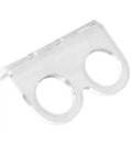 Mounting bracket from the Dope HC SR04 Ultrasonic Sensor Module Kit With Three Pieces Plus Mounting Brackets And Cable Bundle
