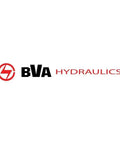 BVA Hydraulics logo displayed with text and symbol