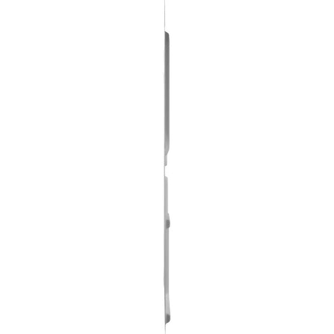 Side view of Odessa EnduraWall 3D Decorative Wall Panels 19 5 8 In W X 19 5 8 In H White 20 Per Case Covers 53.49 Sq Ft Easy Install