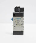 Front view of Compatible 1/8 Inch Pneumatic Solenoid Valve 24V DC 8 Bar Fit For CPE14 M1BH 5L with durable build