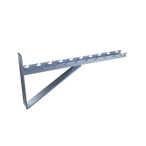 Built Tough Wire Mesh Cable Tray Wall Mount Brackets Zinc Plated Steel Triangle Supports Quick Bolt On Hardware For Straightforward Facility Wiring Runs 2 Pack