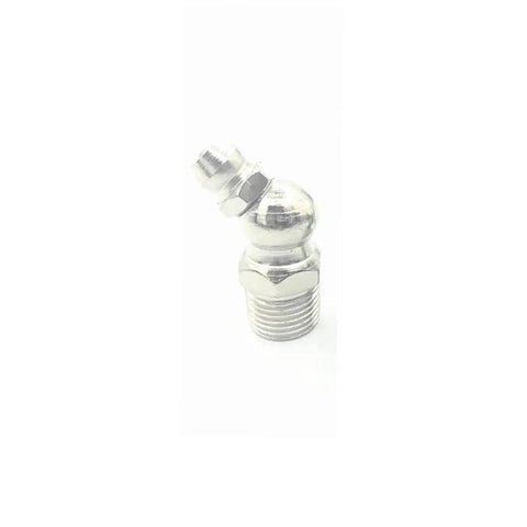 Grease Gun Nozzle Set With Assorted Fittings And Nipples For Maintenance, durable angled grease fitting with metal threading