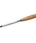 Heavy Duty Three Eighth Inch Sash Mortise Chisel Packs with hardwood grip and trapezoidal blade for woodworking.