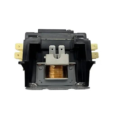 One Pole Twenty Four Volt AC Contactor For Heat Pumps And Condensers Heavy Duty Thirty Amp Definite Purpose Contactor front view
