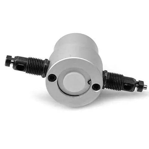 Double Head Sheet Metal Nibbler Cutter Drill Attachment For Straight And Curved Cuts, 360 Degree Adjustable shown in side view