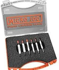 MBB-0 Miniature Boring Tools Set for Pro Grade Precision Facing and Boring, Right Hand, 6-Piece in open case