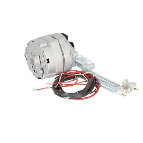 Top Shelf 6V To 12V Alternator Conversion Kit For Ford 8N Tractors Side Mount Distributor 63 Amp Output wiring harness and alternator.