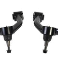 SST Upper Control Arm For 3.5 Inch Lift Kit Fits Chevy Colorado And GMC Canyon Trucks Beefed Up For Off Road Durability With Heavy Duty Ball Joint And Maintenance Free Pivot Bushings, pair of black steel upper arms