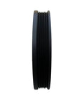 Side view of Harmonic Balancer For Pontiac Firebird 1993 1994 1995 1996 1997 Black Serpentine Drive Belt Replacement
