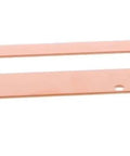 Dado Throat Plate Insert 089290001183 for R4513 10 Inch Table Saw, top view showing attachment holes, durable flat design for precision cuts.