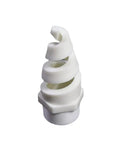 10 Pack Insane Dust Control Spiral Cone Nozzles PP Polypropylene Atomizing Sprayers, white spiral nozzle for effective irrigation.