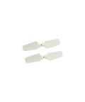 White plastic replacement landing gear propeller main gear pull rod tail assembly RC parts combo for WLtoys XK K110 K110S RC helicopter.