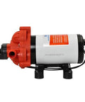 115V AC Heavy-Duty Water Pressure Pump 3.3 GPM at 45 PSI With Self Priming And Smart Pressure Switch for RVs and boats.