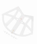 White ABS Closet Shoe Rack Hinges For Smooth Open And Close Easy Assembly with two-layer hollow design for airflow