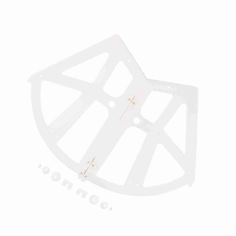 White ABS Closet Shoe Rack Hinges For Smooth Open And Close Easy Assembly with two-layer hollow design for airflow