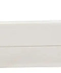 White 2 Pack Surge Protector Power Strip With 6 Outlets 200 Joule Circuit Breaker Led Switch Wall Mount 2 Ft Cord profile view