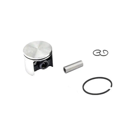 Heavy Duty FS250 40mm Piston Needle Bearing Kit Snaps Right In Fits 250 R Brush Cutter Easy Install Wear Resistant Saves Gas Like A Boss Durable Engine Repair Parts 5 Sets Included Stable Characteristics Gives You The Goods Upgrade Yard Gear Today. piston, pin, and rings on white