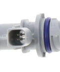 Ev261 Positive Crankcase Ventilation Valve For Ford Lincoln Vehicles Hassle Free PCV Swap close-up view showing gray housing and connector.