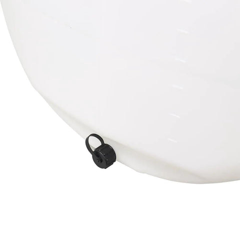 Close-up of drainage valve on 40 Gallon Deluxe UTV Spot Sprayer With 2.2 GPM 70 PSI Max