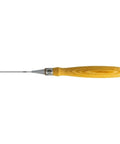 Heavy Duty Chrome Vanadium Paring Chisel With Cryogenic Treated Edge And Long Comfort Grip Designed For Razor Sharp Wood Carving and 1/8 inch width.