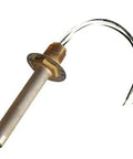 Top Shelf Close On Rise Fire Detection Switch Trips At 190 Degrees Using Ionization Sensing For Fast Heat Monitoring Around House Or Office Straight Forward Corded Wiring - Ionization sensor with metal body and wiring.