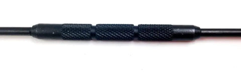 Straight Up Heavy Duty Metal Scriber Constructed From Tempered Alloy Steel For Precise Layout Work In Tricky Spots With A Knurled Handle For Sure Grip On Any Job Site - close-up of the knurled handle.