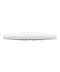 Premium Indoor Wireless Access Point Featuring WiFi Six 802 11Ax Dual Band Speed With 2 5 Gigabit Port, sleek white design, side view.