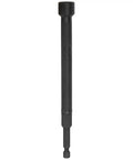 Side view of 7/16 Inch Beefy Power Nut Driver With 5 Inch Out Of Chuck Hollow Shaft Magnetic Nut Driver For Long Bolts And Studs, Impact Rated