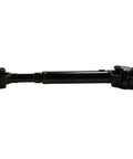 Heavy Duty Rear Drive Shaft Support Bracket For Ford Bronco 1990 To 1996, black steel design, 25.87 inch length, side view.