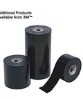 All-Weather Vinyl Corrosion Protection Tape 50, 2 in x 100 ft, three black PVC rolls displayed