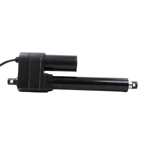 Rock Solid Electric Linear Actuator Motor Shreds Through Heavy Loads With Smooth Push And Pull Action Rated Up To 7000 Newtons, side view.