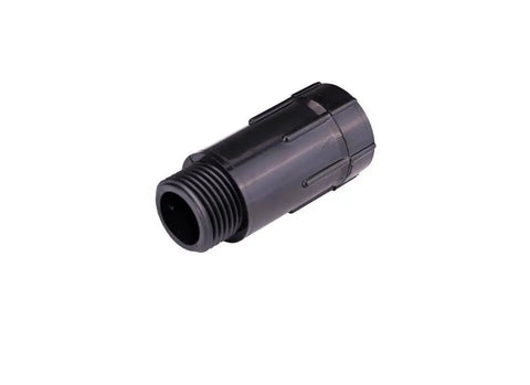 Three Quarter Inch Hose Pressure Regulator For Drip Irrigation, No More Emitter Pop Offs, Reduces Water Pressure To 25 To 30 PSI, Black