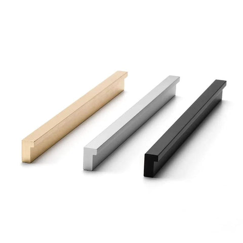 10 Pack Matte Black L Shaped Cabinet Pulls 7.48 Inch Overall Length 6.3 Inch Center To Center For Cabinets Drawers Dressers Closets