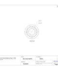 Technical drawing of Heavy Duty Built To Last Tapered Roller Bearing Cone 475 Inner Ring For Single Cone Setup With measurements noted