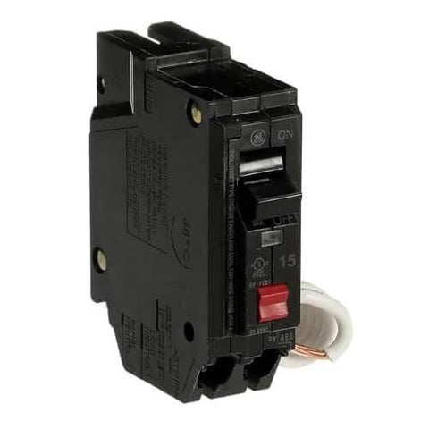 15A GFCI Circuit Breaker Single-Pole 120VAC Plug-In Self-Test Ground Fault Interrupter for Residential and Commercial Load Centers