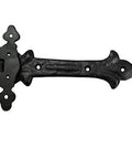 Antique Cast Iron Strap T Hinge 7.9 Inch Two Pack Matte Black For Barn Doors Gates Kitchen Cabinets Sheds Wooden Box Furniture Cedar Chest And Trunks Durable Finish Rust Resistant Quality