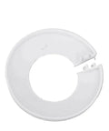 10 Pack Plastic Fire Sprinkler Head Decorative Covers White 32X60MM Concealer Caps showing a single white PVC cover.
