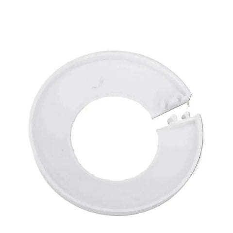 10 Pack Plastic Fire Sprinkler Head Decorative Covers White 32X60MM Concealer Caps showing a single white PVC cover.