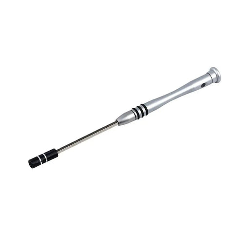 Magnetic Extension Shaft for 4mm Precision Screwdriver Bits 123mm Alloy Steel Bar shown horizontally.