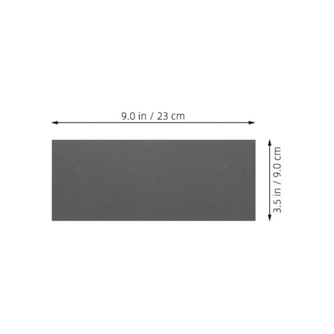 Ultimate 21 Piece Wet Dry Sandpaper Sheets 1500 Grit Emery for Metal Polishing, 9x3.5 inches sheets